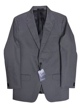 STUDIOSUITS Blazer Business Casual Grey Luxury Designer Work Jacket Mens 44R (L)